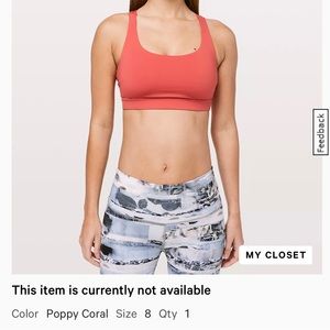 Lululemon Energy Sports Bra 🏃‍♀️